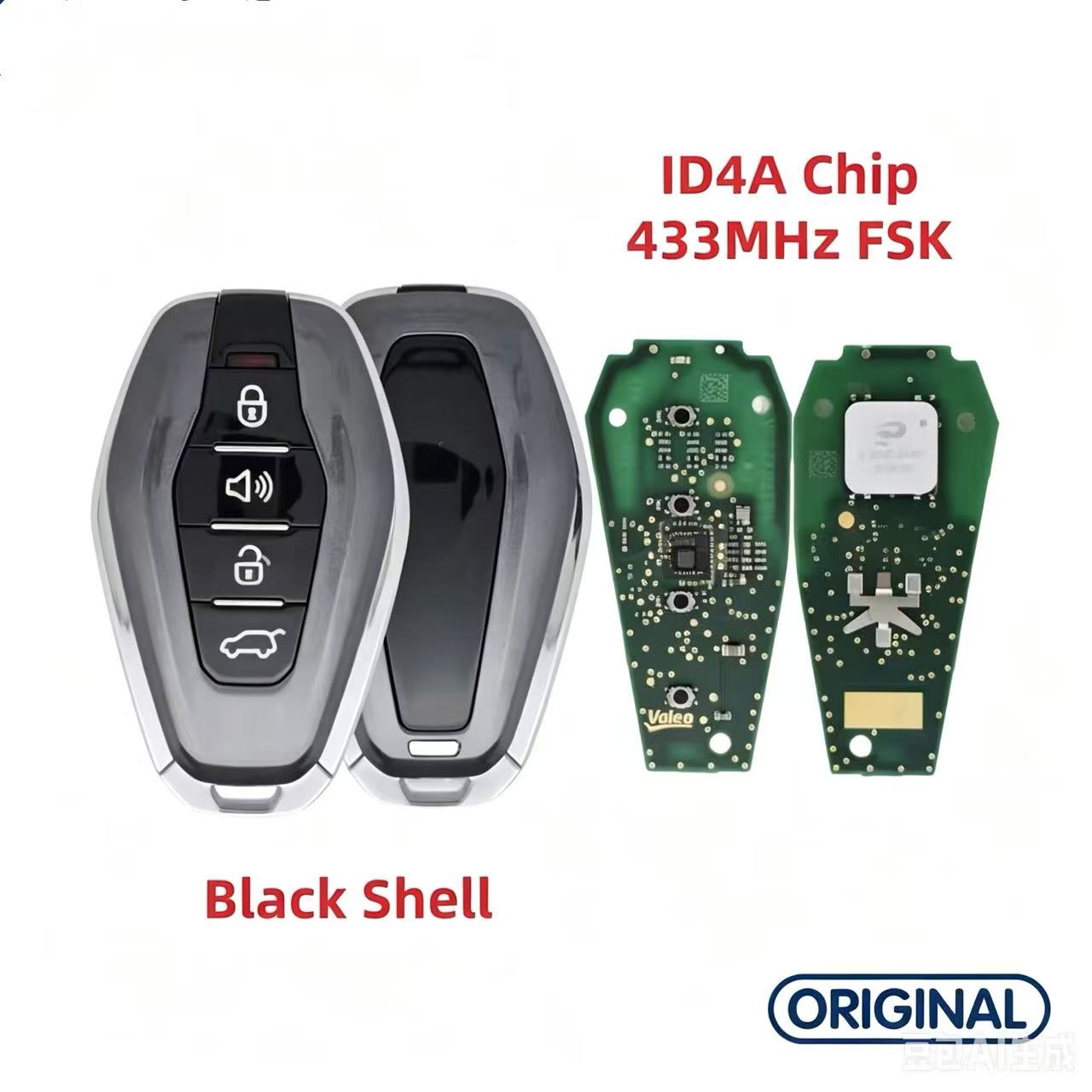 Original Smart Remote Key ID46 47 4A 433MHz for Chery Jetour X70 X70S X70M X90 X95 VT9 Jetour X70 Plus