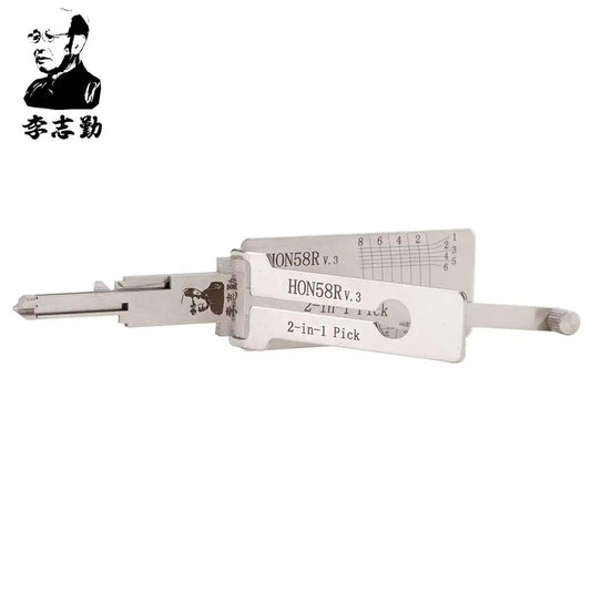 Lishi HON58R 2-in-1 Decoder and Pick for Honda, Acura, Isuzu