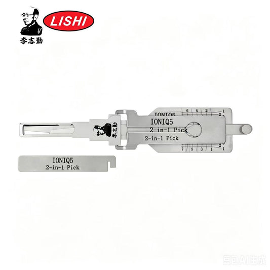 Lishi Ioniq5 with CutOut 2-in-1 Pick & Decoder HU134 for Hyundai - Kia Lishi Tool Anti Glare