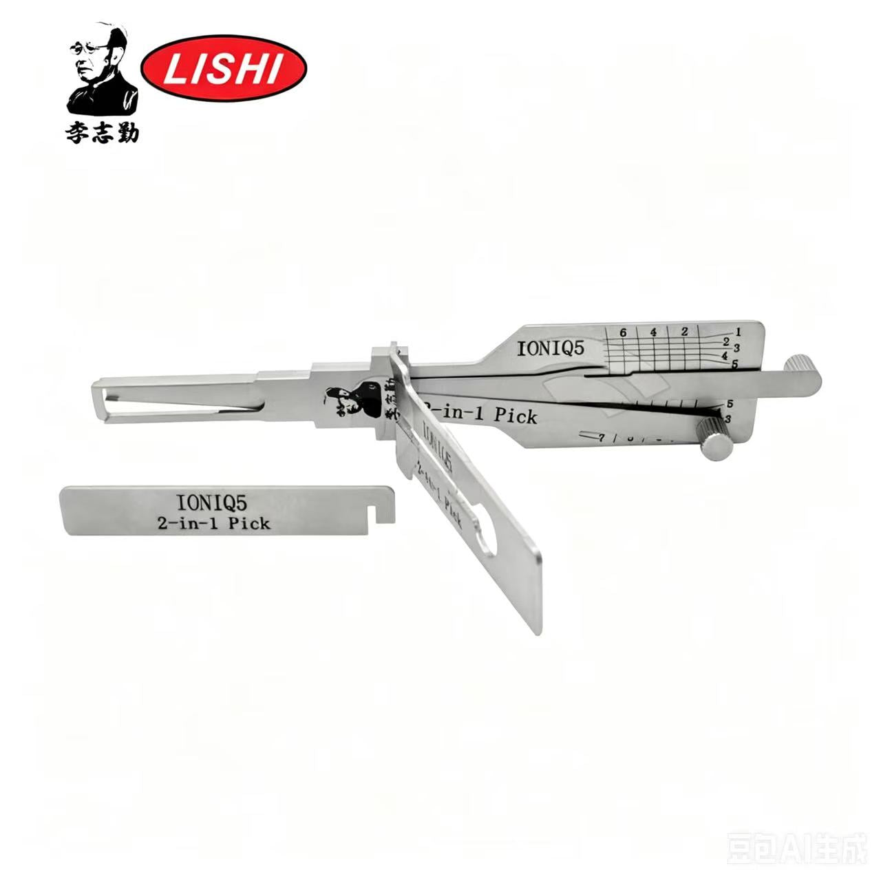 Lishi Ioniq5 with CutOut 2-in-1 Pick & Decoder HU134 for Hyundai - Kia Lishi Tool Anti Glare