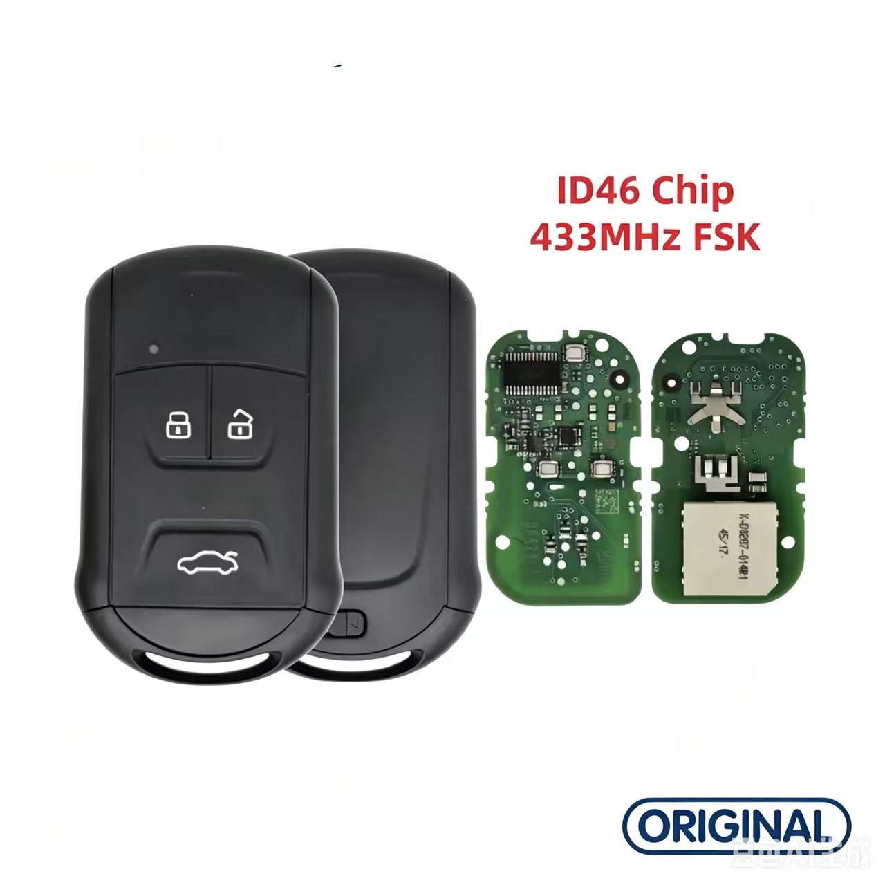 Original Smart Remote Key ID46 ID47 Chip 433MHz for Chery Arrizo 5 6 7 Tiggo 4 5 7 8 Tiggo4 Tiggo5