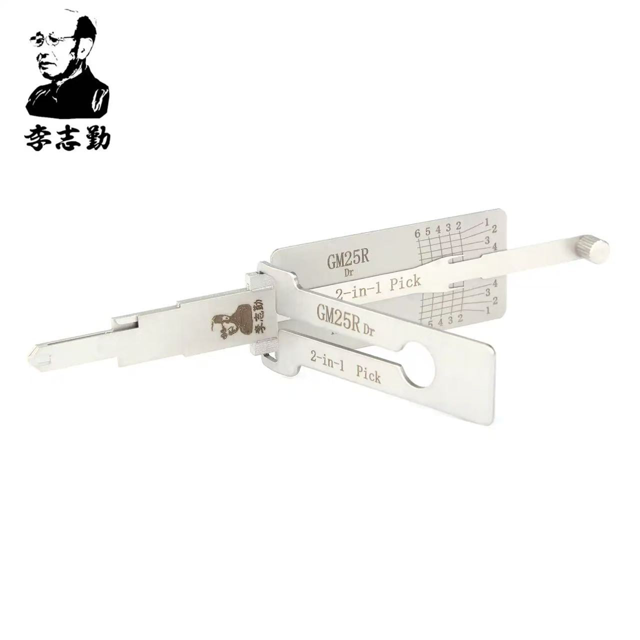 Lishi GM25R 2-in-1 Decoder and Pick for Kenworth, Briggs & Stratton Trucks