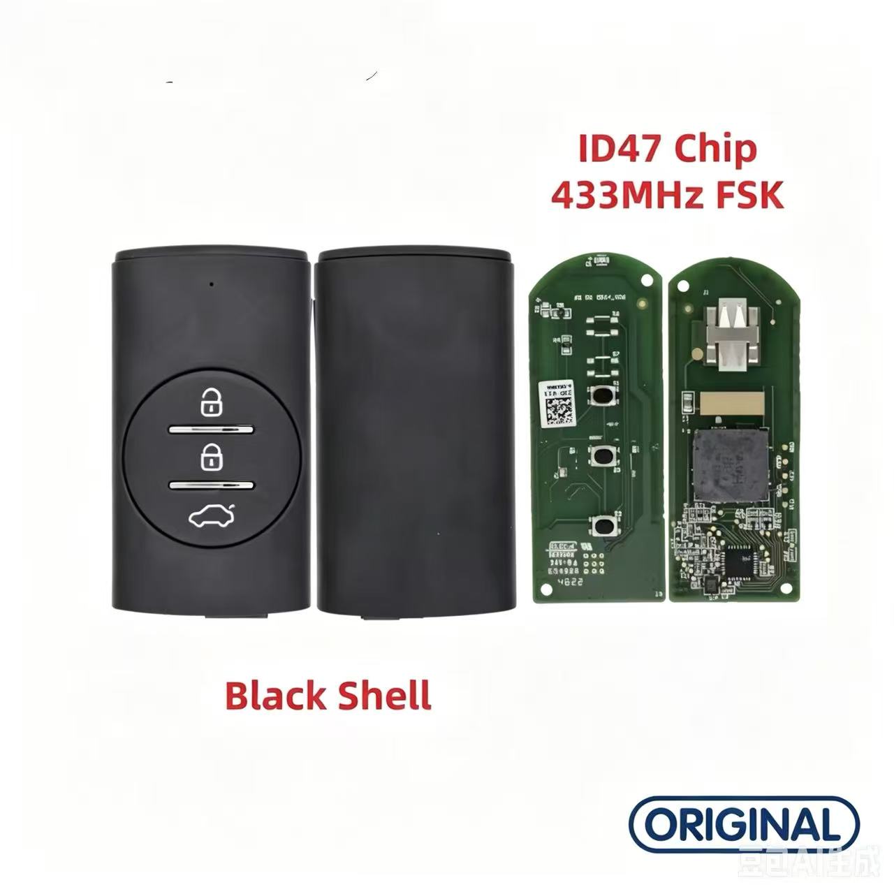 Original Smart Remote Key ID4A ID47 433MHz for Chery Tiggo 5X Tiggo 7 Plus 8 Plus Exeed Vantas TX VX LX TXL