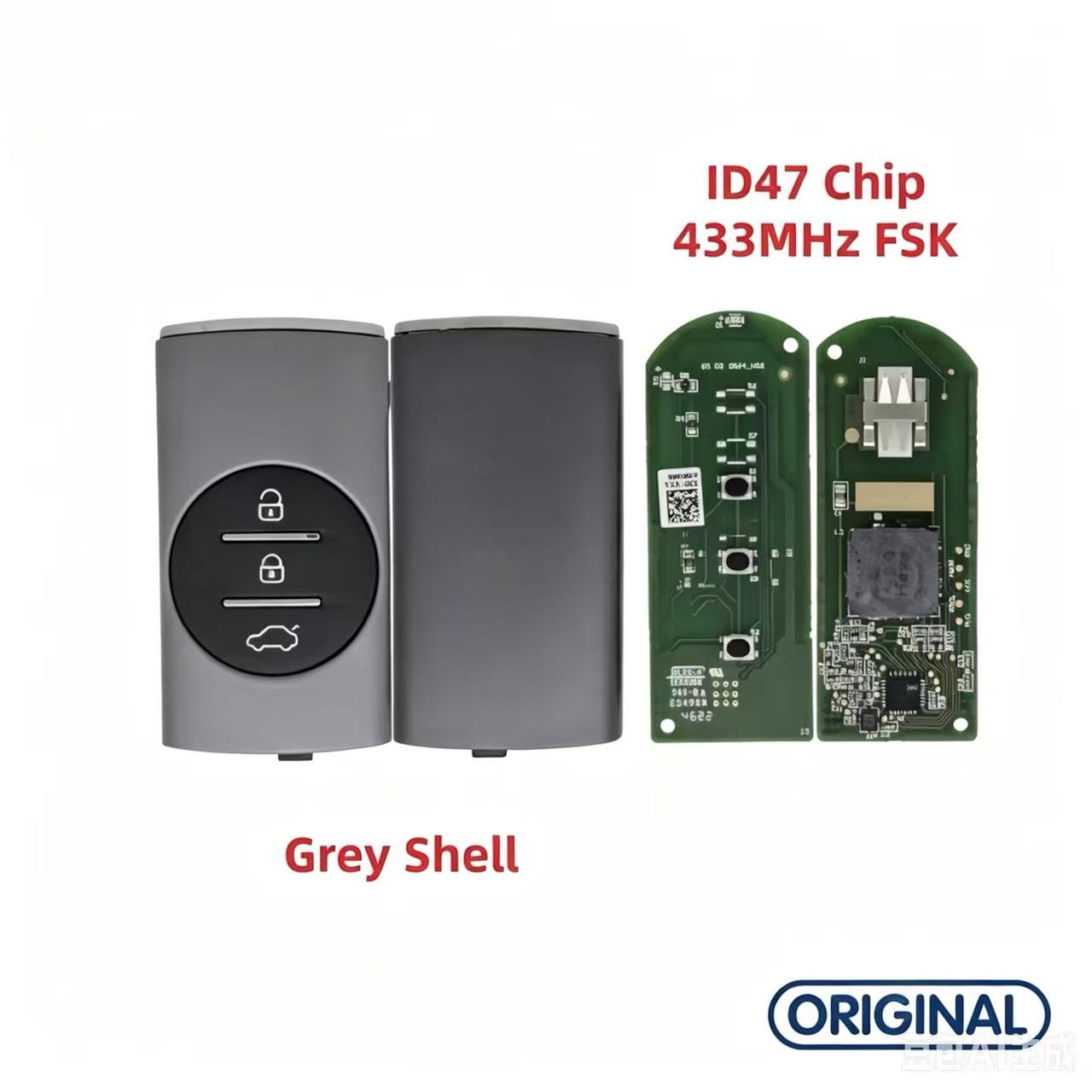 Original Smart Remote Key ID4A ID47 433MHz for Chery Tiggo 5X Tiggo 7 Plus 8 Plus Exeed Vantas TX VX LX TXL