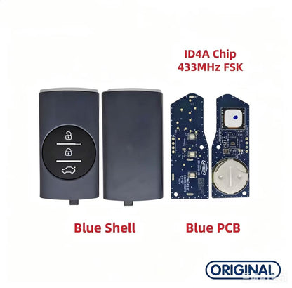 Original Smart Remote Key ID4A ID47 433MHz for Chery Tiggo 5X Tiggo 7 Plus 8 Plus Exeed Vantas TX VX LX TXL