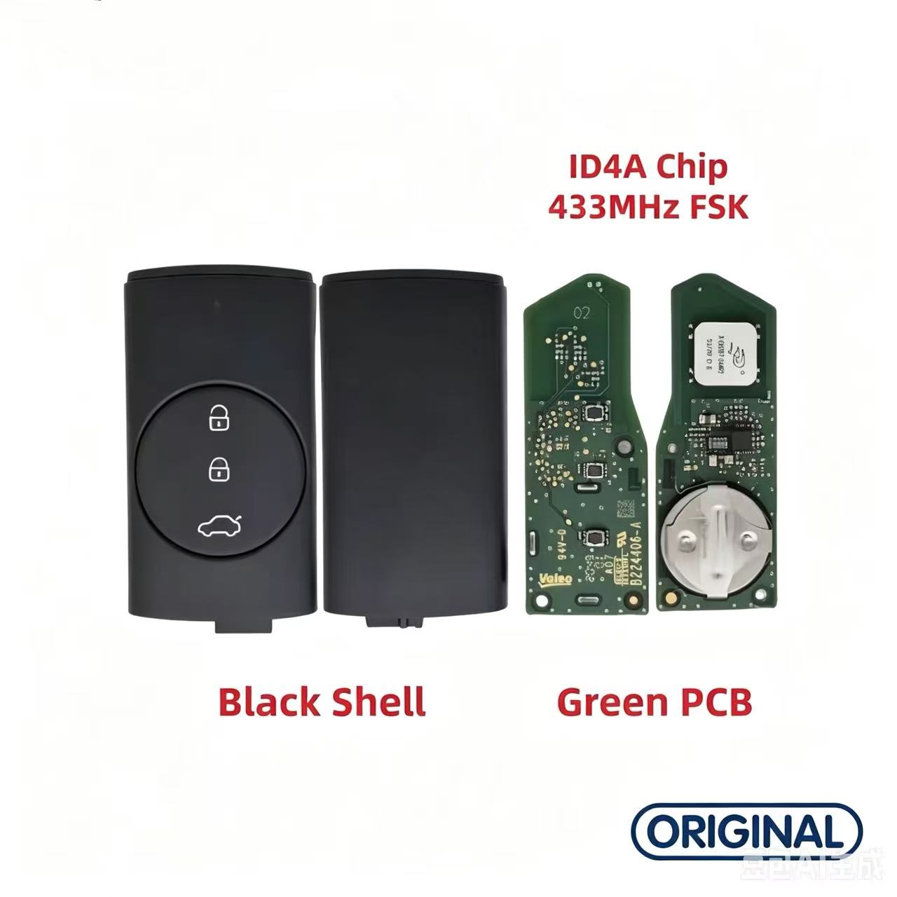 Original Smart Remote Key ID4A ID47 433MHz for Chery Tiggo 5X Tiggo 7 Plus 8 Plus Exeed Vantas TX VX LX TXL