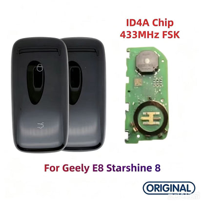 Original Smart Remote Key ID47 ID4A Chip 433MHz for Geely L6 L7 Galaxy L6 Galaxy L7