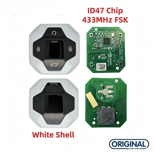 Original Smart Remote Key ID47 Chip 433MHz for Chery Jetour T2 T1 T3 TX Jetour Traveller