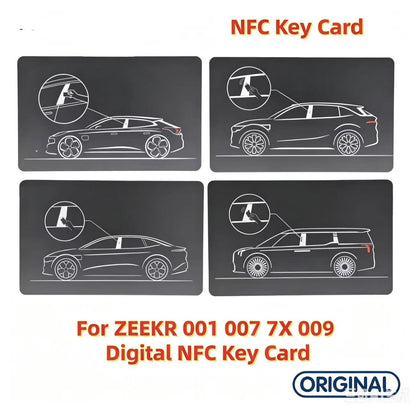 Original NFC Key Card for ZEEKR 001 007 7X 009 9X Digital NFC Key Card