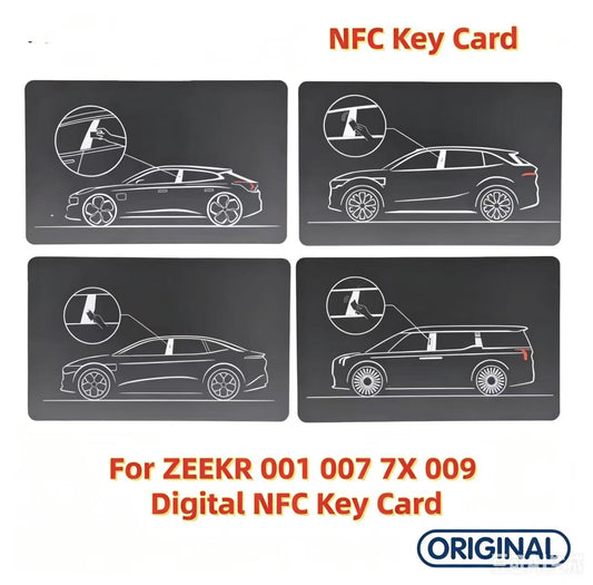 Original NFC Key Card for ZEEKR 001 007 7X 009 9X Digital NFC Key Card
